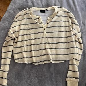 Urban outfitters out from under cropped henley